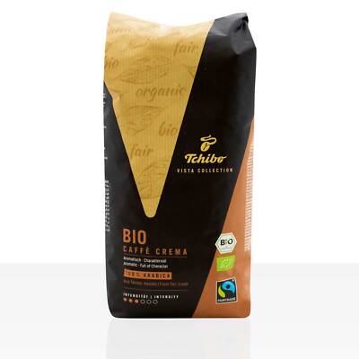 Tchibo Vista Collection Bio Caffe Crema 1kg ganze Kaffee-Bohne