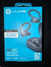 JLab Audio JBuds Air Sport In-Ear Wireless Headphones - Black - Easy to Use ———-