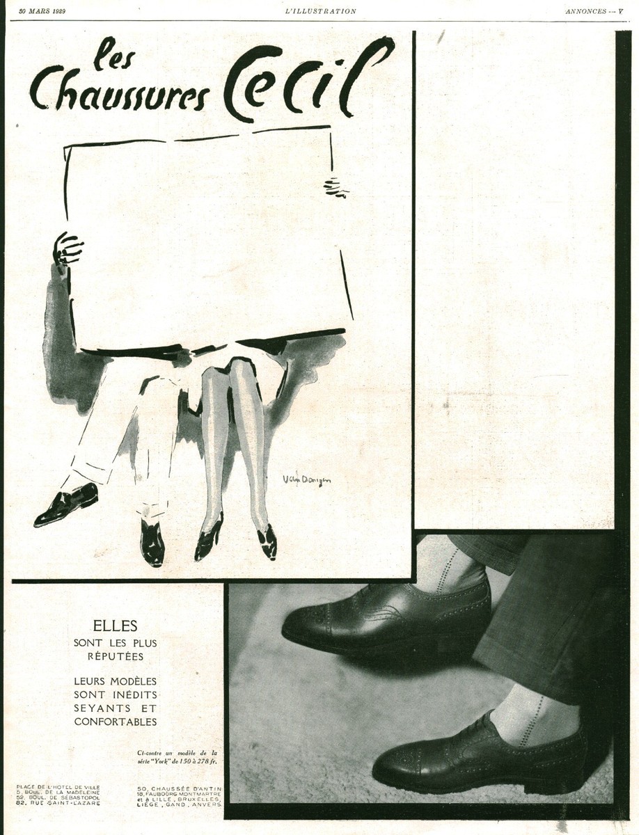 Une affiche pour un magasin de chaussures qui dit chaussures exclusives