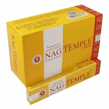 Vijayshree Golden Nag Temple Agarbatti Masala Home Fragrance Incense Sticks 180g