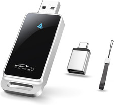 Android Auto Wireless Adapter, Convert Factory Wired to Wireless, Easy Plug and