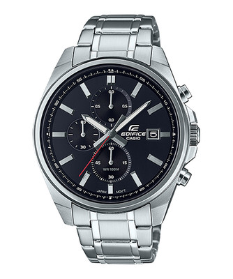 Casio Edifice Uhr Chronograph Standard EFV-610D-1AVUEF Silver Black