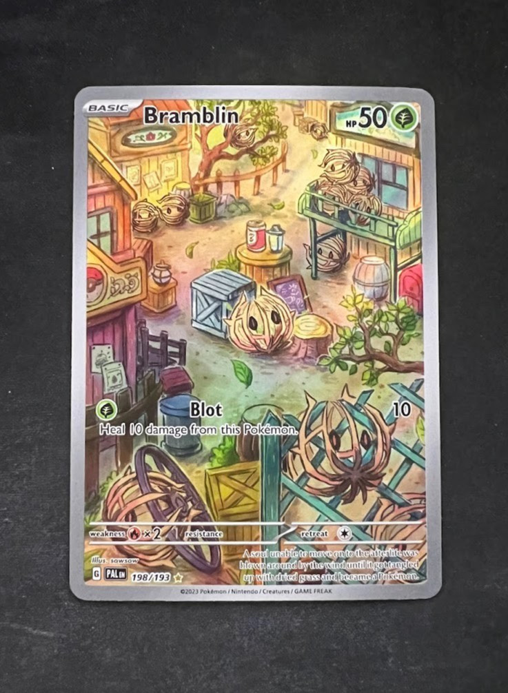 Bramblin 198/193 Scarlet & Violet Paldea Evolved Pokemon Card NM Pack Fresh