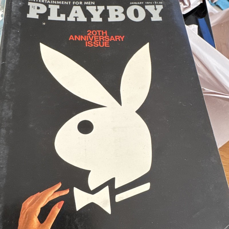 Playboy Magazine 20th Anniversary Issue January 1974 with centerfold