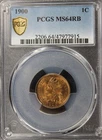 1900 Indian Head Cent PCGS MS64RB