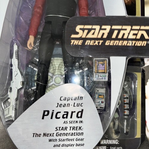 Star Trek First Contact AFX Exclusive CAPTAIN JEAN-LUC PICARD 7" 2007 Error Card - Picture 4 of 4