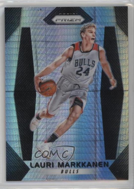 2017-18 Panini Prizm Hyper Prizm Lauri Markkanen #247 15ts