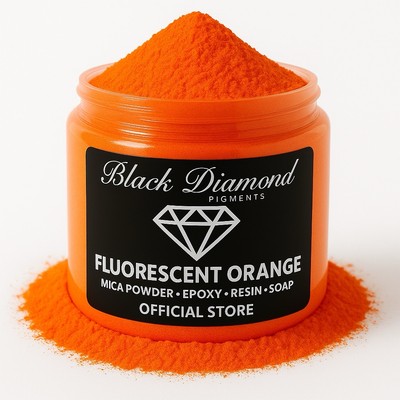 Black Diamond Pigments  | Fluorescent Orange is a premium professional pigment