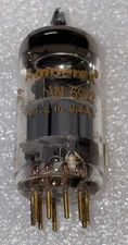 NOS Amperex Gold Pin 6922 (6DJ8 / ECC88) O-Getter vacuum tube Amplitrex Tested