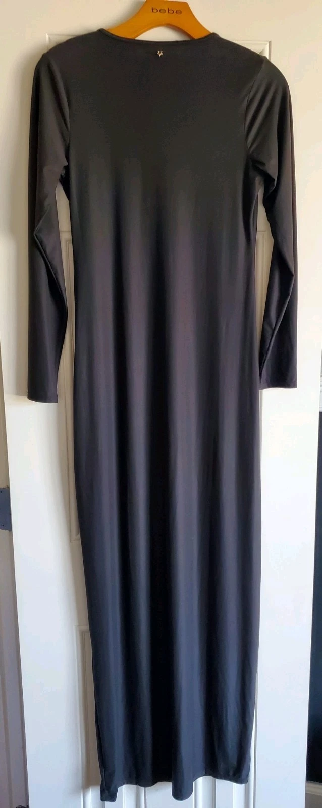 UNDERCOVER Abito lungo nero Victoria Secret NUOVO leggerissimo manica lunga donna taglia L