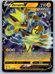 Zeraora V 053/198 Chilling Reign Ultra Rare Holo