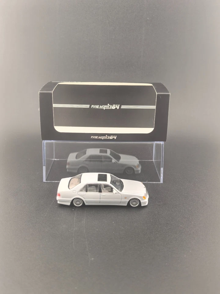 Fine Works1/64 Mercedes Benz S600 W140 Simulation Alloy Car Model - Image 3 of 4