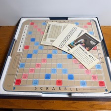 Vtg Plastic Scrabble Deluxe Turntable Rotatin...