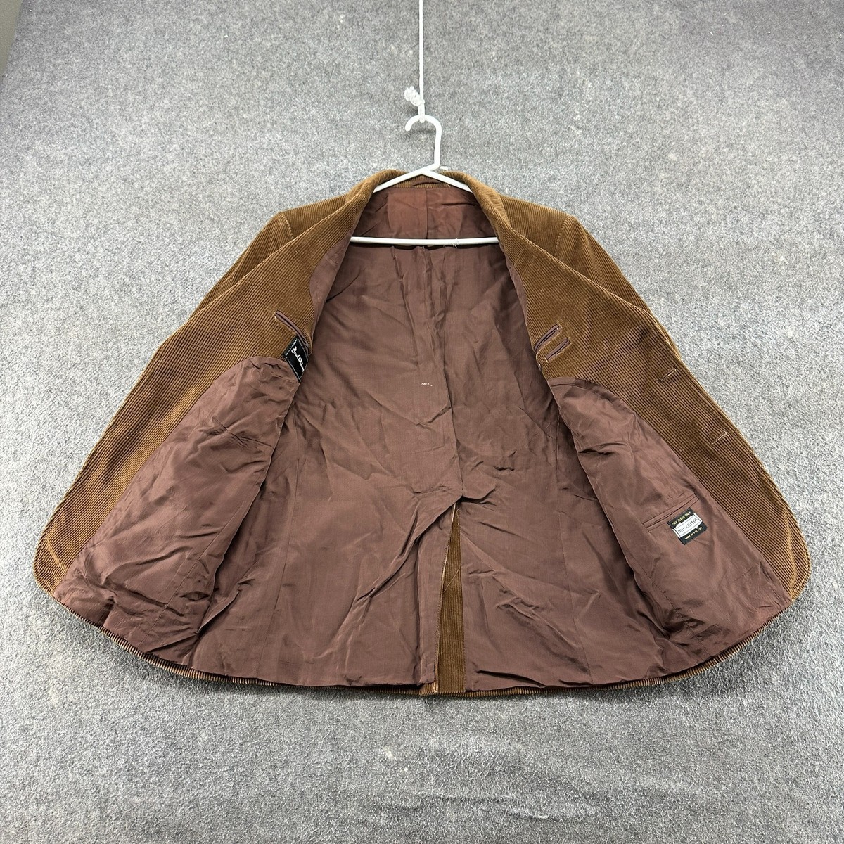 VINTAGE Brad Whitney Jacket Mens 42 Brown Blazer Coat Lined