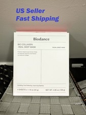 BIODANCE Bio Collagen Real Deep Mask Sheet 1 box 4 count - NEW - EXP 12/2027