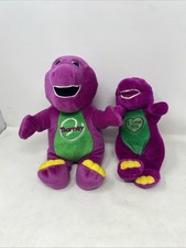 Vintage 2000 Talking Barney Interactive Animal Dinosaur Playskool Hasbro Working