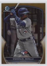 2023 Bowman Draft Chrome Gold Refractor 50/50 Enmanuel Bonilla #BDC-195 0o48