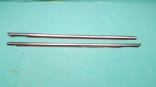 Jaguar XJ40 XJ81 XJ6 XJ12 Seitenscheibe Türscheibe Chrom Dichtung Leiste R+L SET