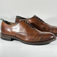 Allen Edmonds Fifth Avenue Oxford Men s 10C Brown Cap Toe Dainite Sole USA