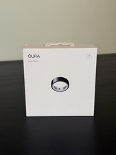 Oura Ring 4 Smart Ring 4th Gen. Size 7 Black / Noir Activity Tracker NEW SEALED