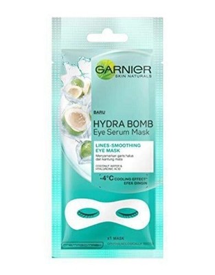 Garnier Skin Naturals, Eye Mask, Hydrating & Smoothing, Hydra Bomb, 1 Stück, 6g