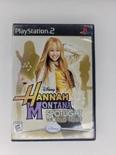 Hannah Montana Spotlight World Tour (PlayStation 2, 2008) CIB Video Game