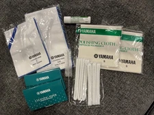 Saxophone and Clarinet Cleaning Kit with Cork Grease Swab Brush cleaning cloths 