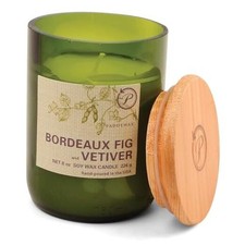 Eco Collection Scented Soy Wax Candle in Glass Jar Bordeaux Fig & Vetiver