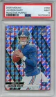 2025 Panini Mosaic Jaxson Dart REACTIVE PURPLE PRIZM Rookie RC #362 PSA 9 GIANTS