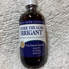 DENTAL HERB COMPANY - UNDER THE GUMS IRRIGANT 4 OZ Concentrate for Oral Cleaning