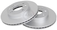 2X A.B.S. Bremsscheibe 17549 FüR Hyundai Getz TB Crdi GLS