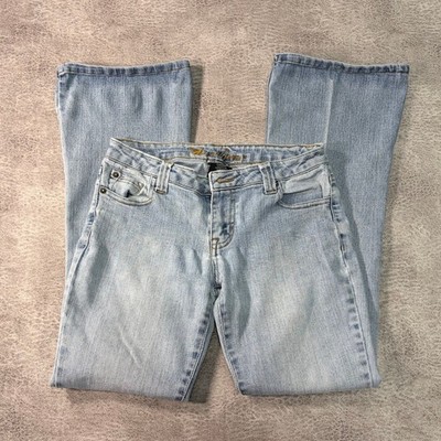 Wet Seal Light Wash Flare Jeans 