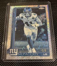 2025 Topps Chrome FROZEN FRACTOR - Micah McFadden -5/0 SSP Case Hit 🔥🥶