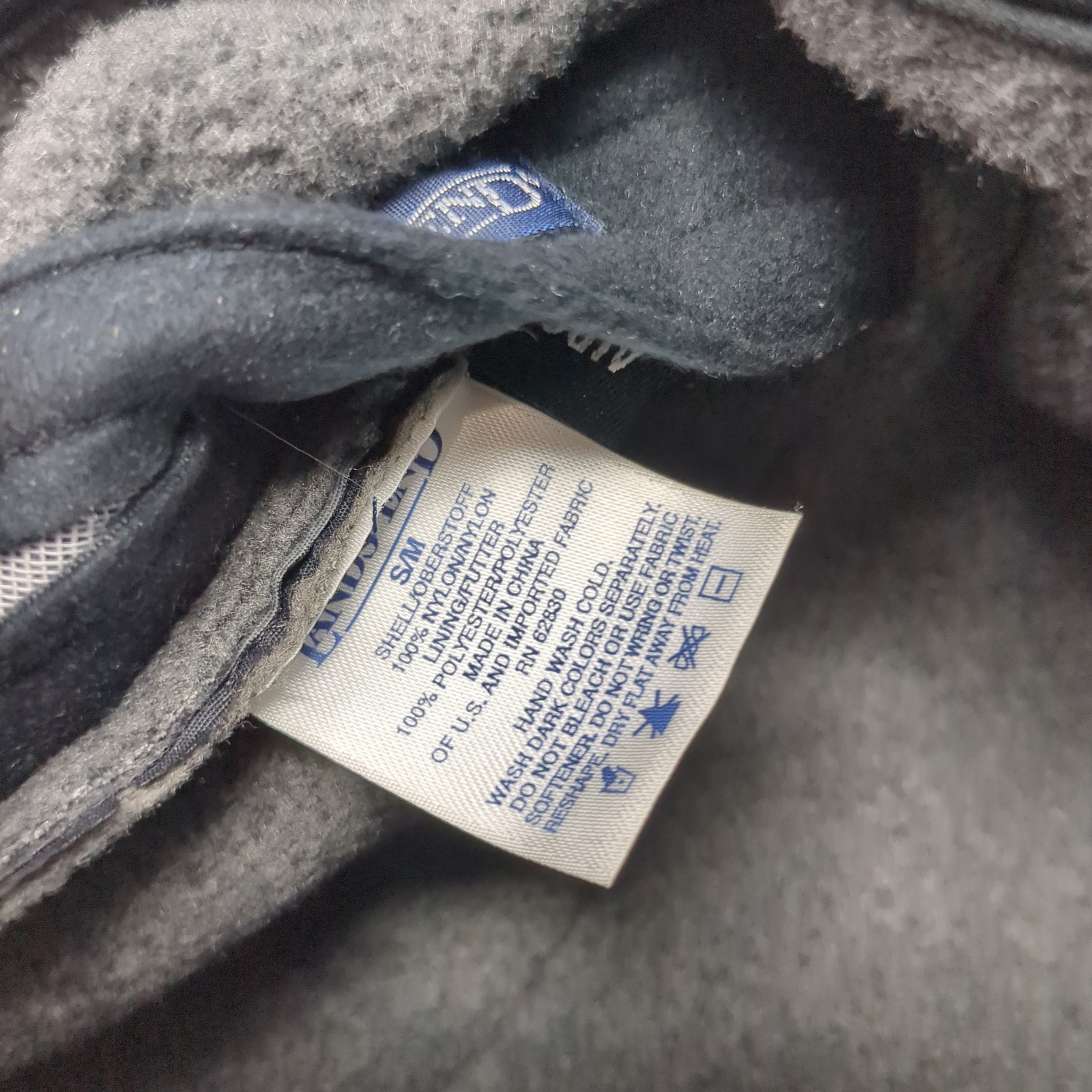 Lands' End Slideback 5 Panel Hat Solid Black One … - image 10