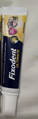 Fixodent Ultimate Prothesenkleber Reisegröße 10g Probenröhrchen im Taschenformat x1
