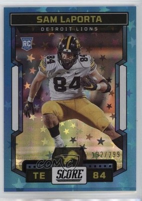 2023 Score Rookies Stars 132/299 Sam LaPorta #342 Rookie RC 4at