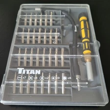 Titan Tools 32 pc. Multi-Bit Precision Screwdriver Set (16093)