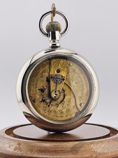 Waltham Appleton Tracy 18s Fancy Dial 15 Pocket Watch In a Display Back Case   
