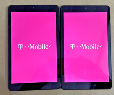 Lot 2 - Alcatel 3T 9027W Android 4G LTE WIFI 16GB Camera 8'' Tablet T-Mobile Only