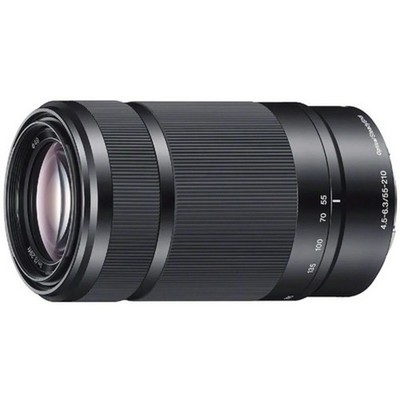 Sony SEL55210 55 mm Objektiv Schwarz (Sony E-Mount) Telezoom