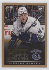 2013-14 Panini Rookie Anthology Score Update Gold Nicklas Jensen #718 0m2