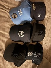 Ny Yankees Hat Caps Vintage New Era Flawless Snapback Sky Blue Cooperstown