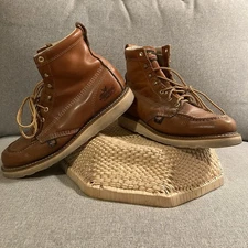 Thorogood Mocs Mens 10.5 D American Heritage Classics 6" USA Boots MAXwear Wedge