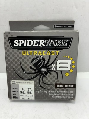 Spiderwire Ultracast Braided Invisibraid-Translucent 6lbs | 2.7 kg | 164 yards