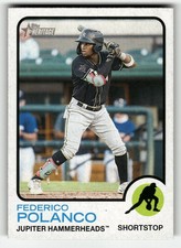 2022 Topps Heritage Minor League Federico Polanco #6 Jupiter Hammerheads