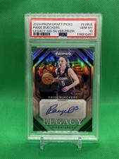 2024 Prizm Draft Picks Paige Bueckers RC Legacy Signatures Silver Prizm PSA 10