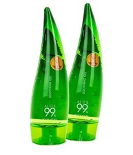 2x 250ml Holika Holika Aloe Vera 99% Soothing Gel Multifunctional Healing NEW
