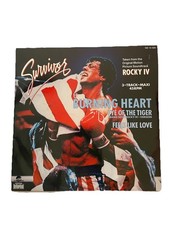 Survivor - Burning Heart from Rocky IV - 3 Track Maxi - 12" 45 RPM