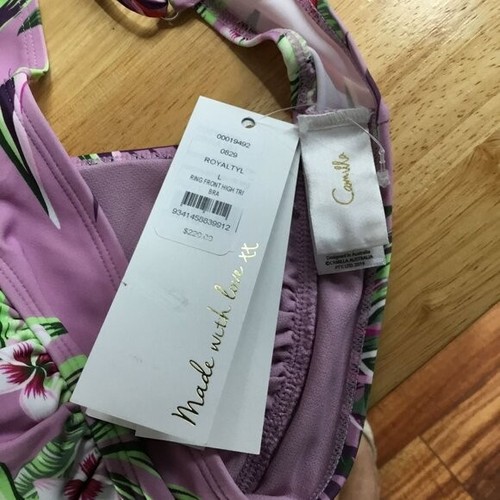 Camilla Floral Triangel Bikini BH Royalty Lavender 10 - Bild 3 von 3