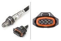 Hella 6PA009166-981 Lambdasonde 4-Pin 570Mm FüR Aveo Cruze Trax Agila Astra H J